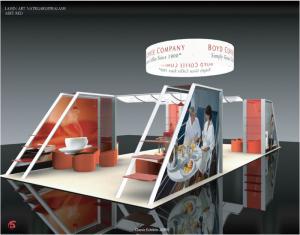 DM-0118 Trade Show Exhibit -- 20' x 50' Island