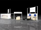 RE-9038 Rental Exhibit / 20� x 60� Island Trade Show Display � Image 3