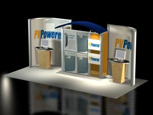 RE-2010 Rental Exhibit / 10� x 20� Inline Trade Show Display � Image 1
