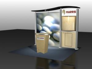 RE-1010 Rental Exhibit / 10� x 10� Inline Trade Show Display � Image 1