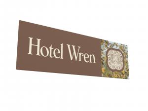 TF-2002 (2D) Rectangle Hanging Sign -- View 1