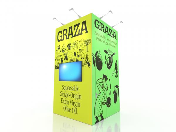 GK-1709 Gravitee Tower Exhibit with Optional Lights