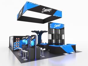 VK-5228 Reconfigurable Island Trade Show Exhibit --  Image 1