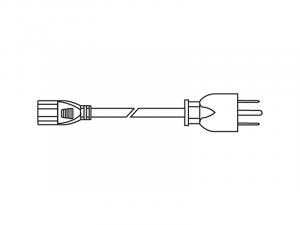 Power Cords For LED Slim Line Series