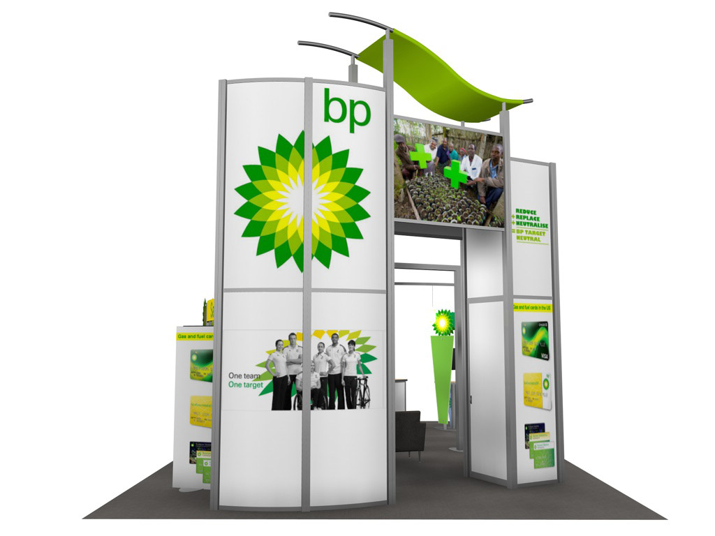 RE-9029 / BP Trade Show Rental Display -- Image 3
