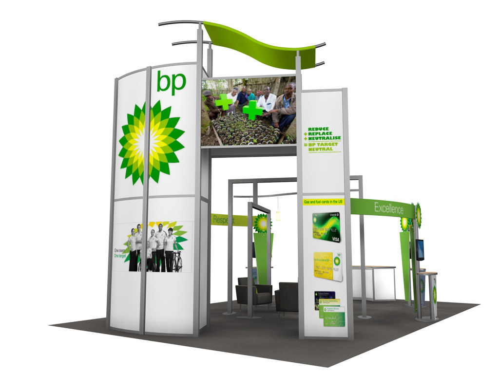 RE-9029 / BP Trade Show Rental Display -- Image 4