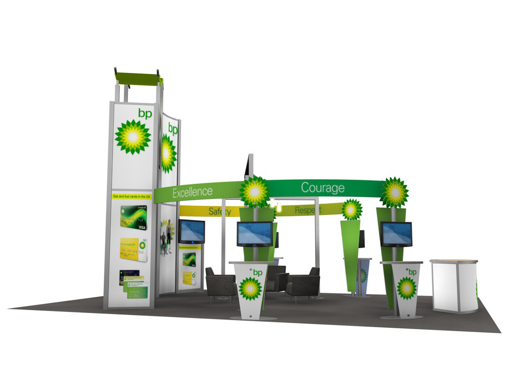 RE-9029 / BP Trade Show Rental Display -- Image 6