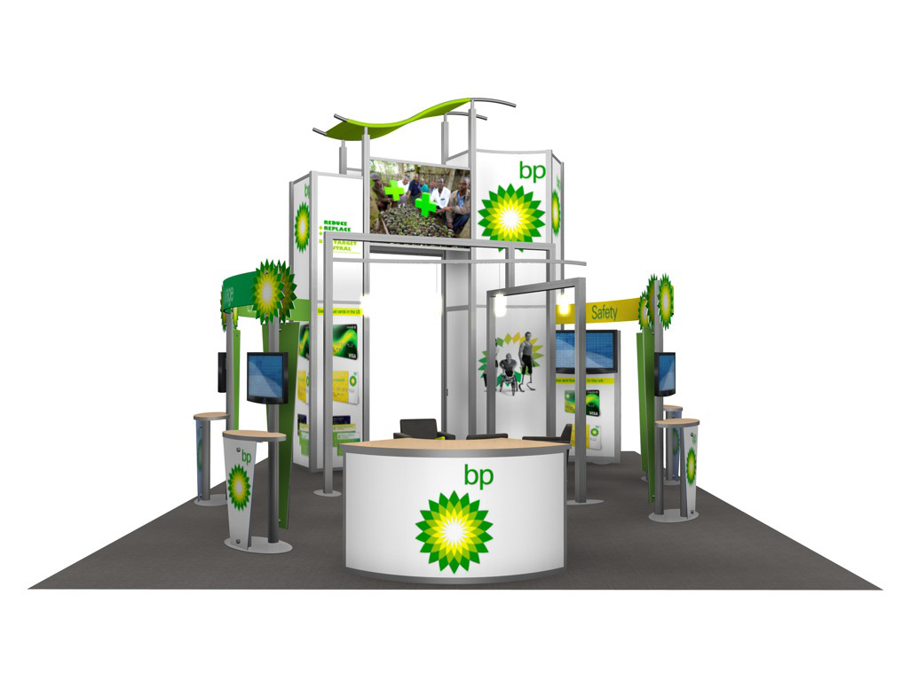 RE-9029 / BP Trade Show Rental Display -- Image 7