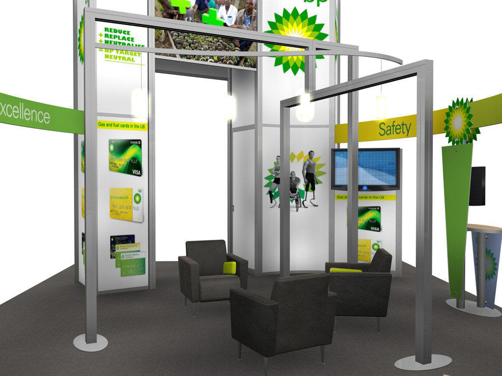 RE-9029 / BP Trade Show Rental Display -- Image 8