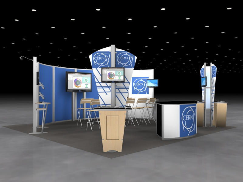 RE-9065 Rental Exhibit / 20' x 20' Island Trade Show Display - Image 3