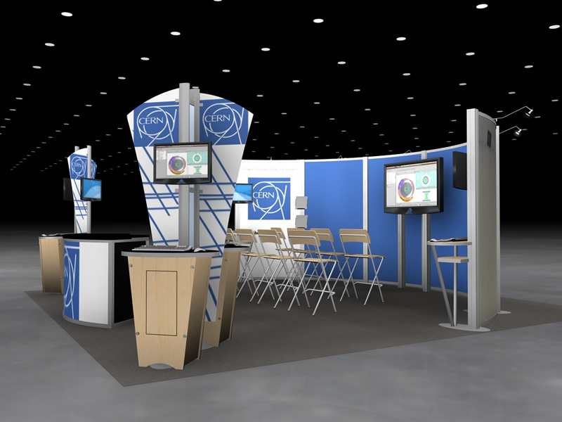 RE-9065 Rental Exhibit / 20' x 20' Island Trade Show Display - Image 2