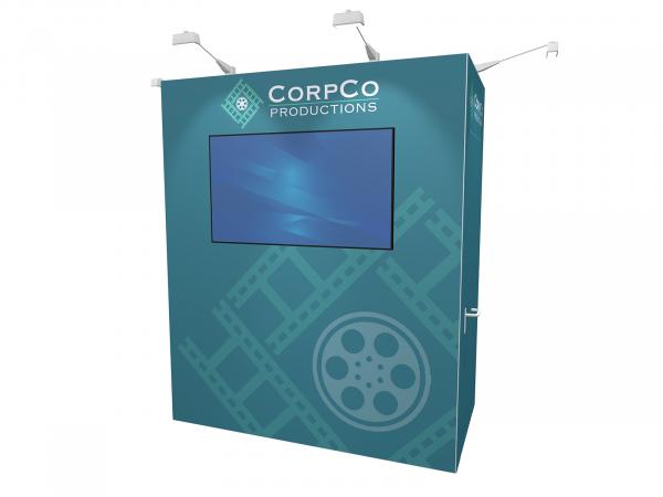 RE-1711 Rental Tower Exhibit with Optional Lights