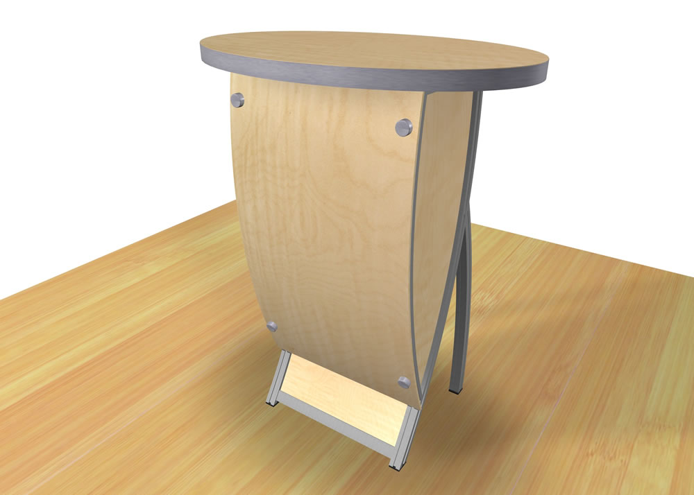 VK-1611 Tradeshow Counter or Pedestal -- Image 2