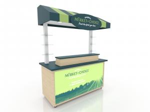 MOD-1196 Trade Show Product Kiosk with Graphics -- View 1