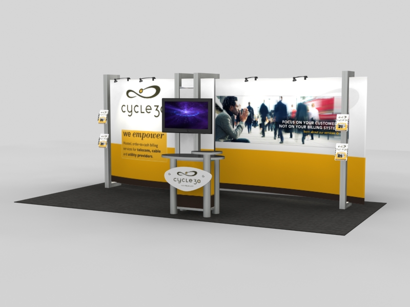 DM-0742 Trade Show Exhibit -- 10 x 20 Version
