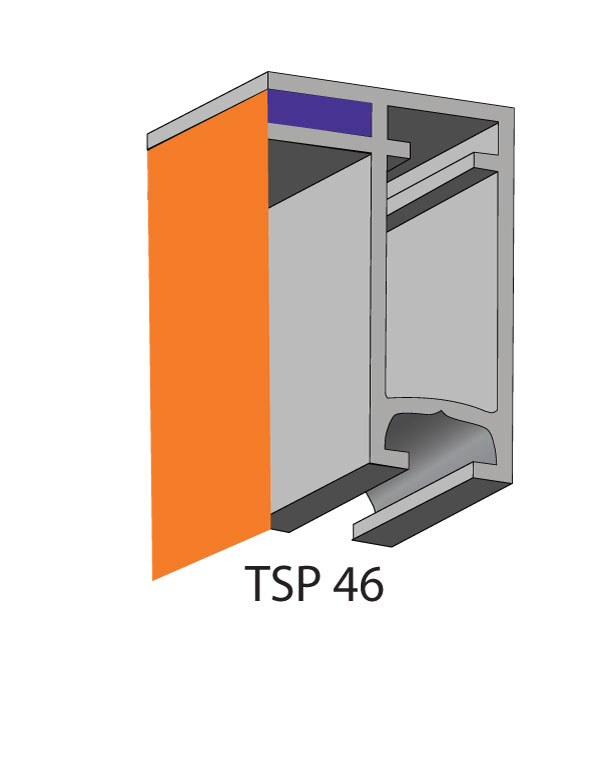 ClassicMODUL TSP 46 Silicone Edge Graphic Profile