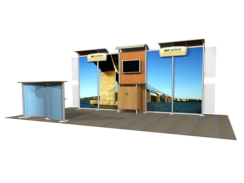Trelew 10x20 Green Eco-Systems Display