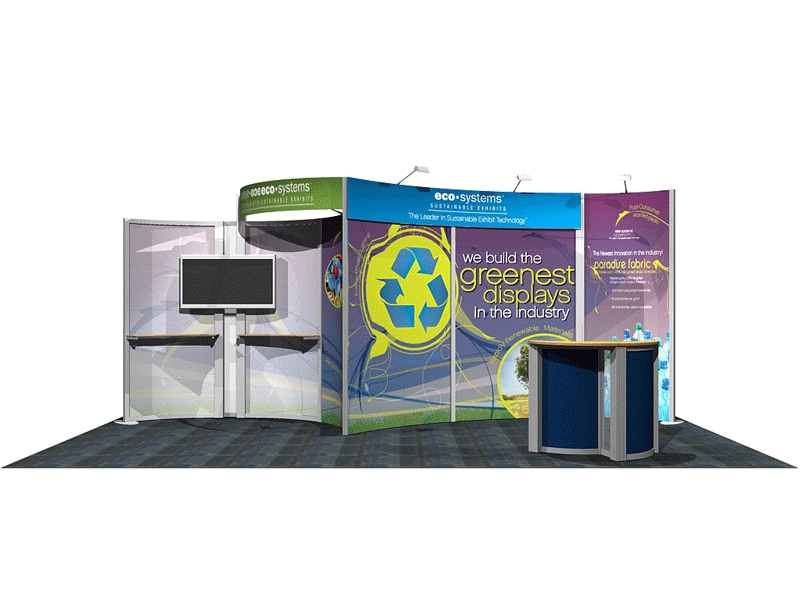 Trueno 10x20 Green Eco-Systems Display