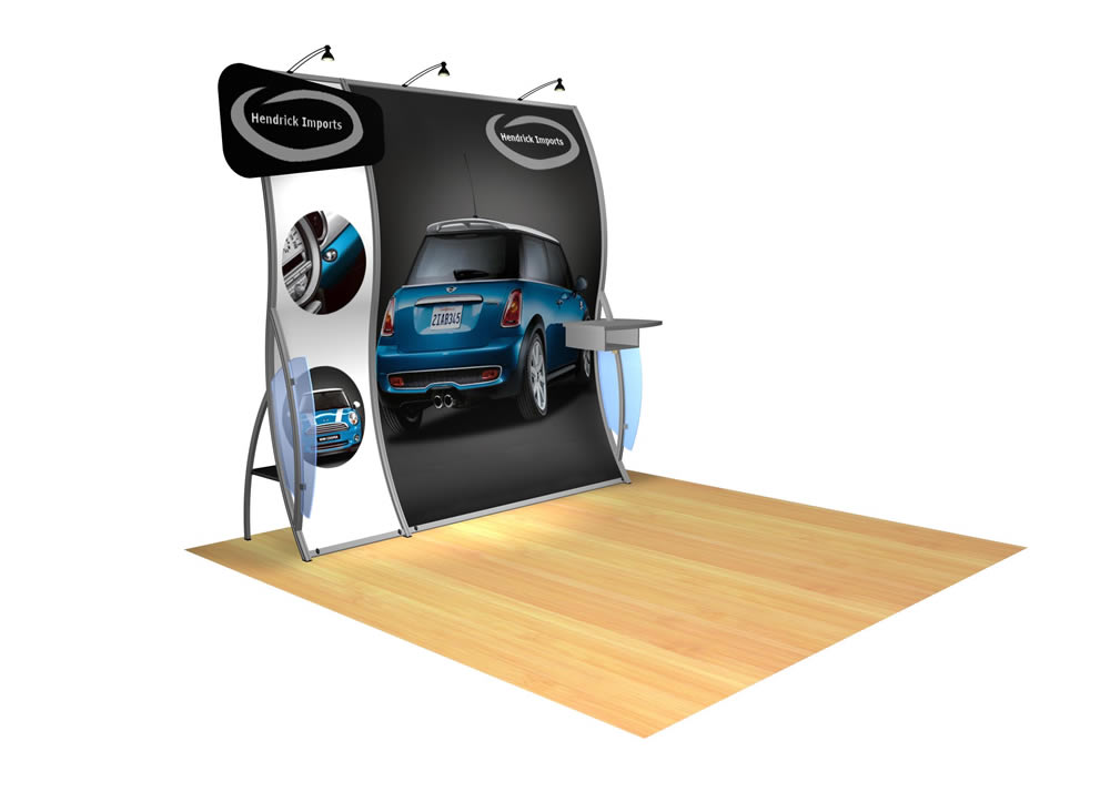 Perfect 10 VK-1503 Portable Hybrid Trade Show Display -- Image 1 