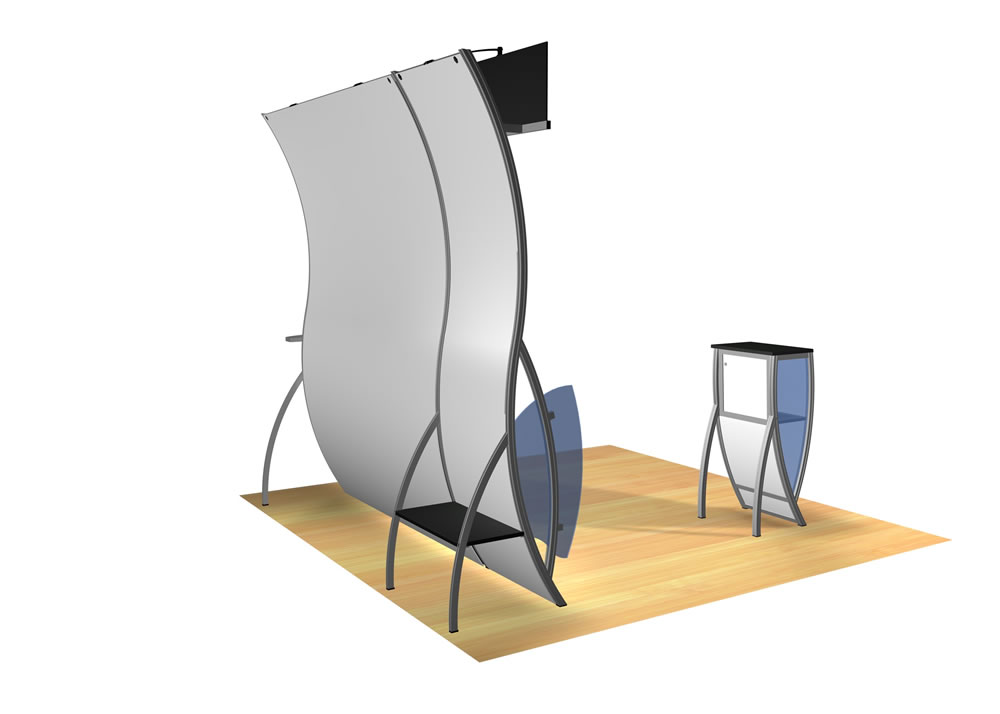 Perfect 10 VK-1504 Portable Hybrid Trade Show Display -- Image 4