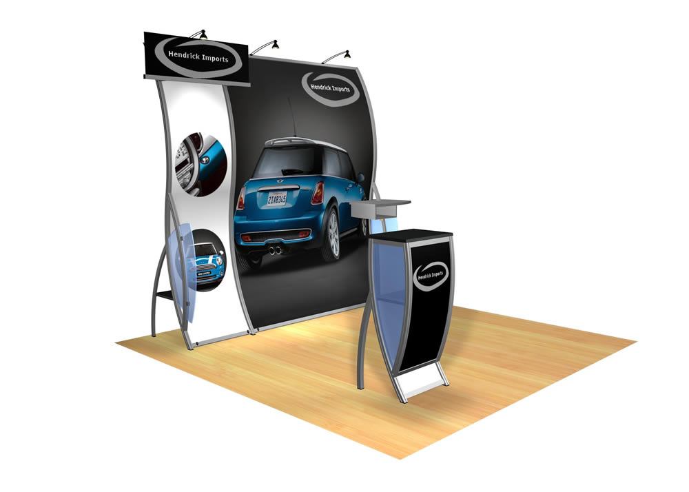 Perfect 10 VK-1504 Portable Hybrid Trade Show Display -- Image 1 