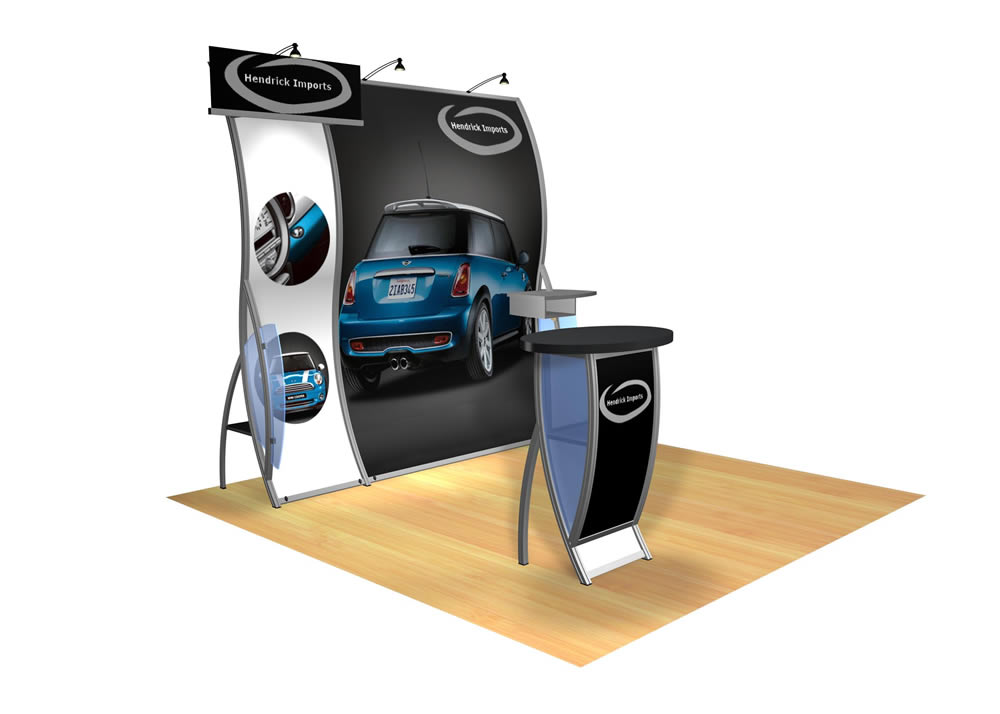 Perfect 10 VK-1505 Portable Hybrid Trade Show Display -- Image 1 