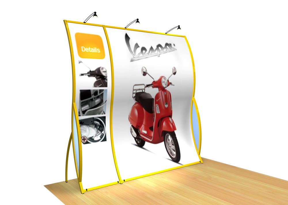 Yellow Powder Coated Frame
