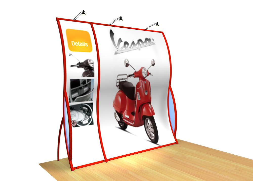 Red Powder Coated Frame