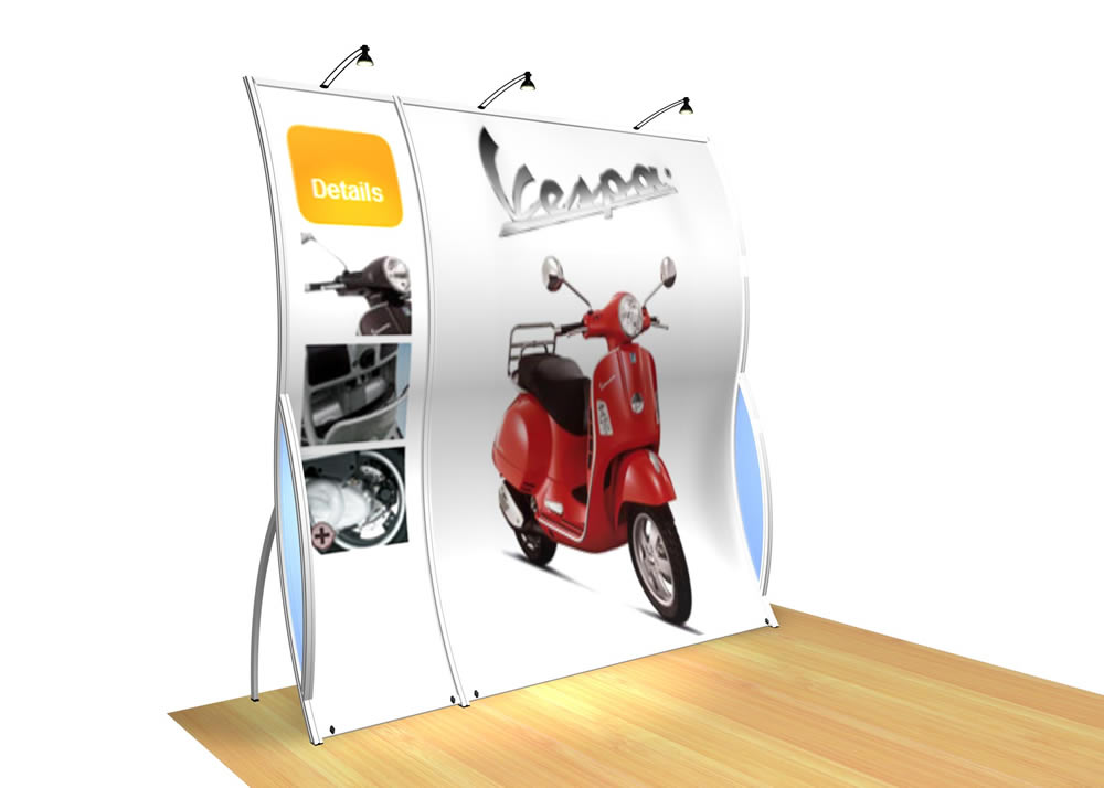 White Powder Coated Frame