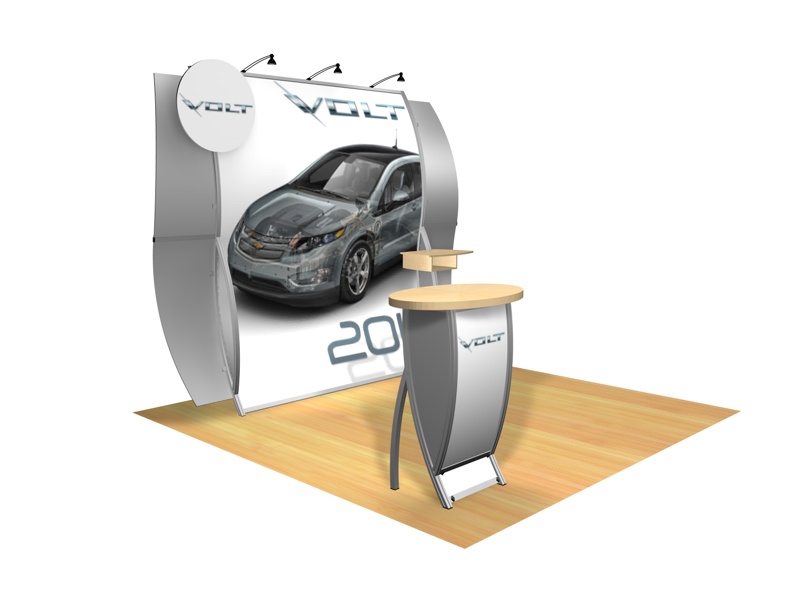 Perfect 10 VK-1512 Portable Hybrid Trade Show Display -- Image 1
