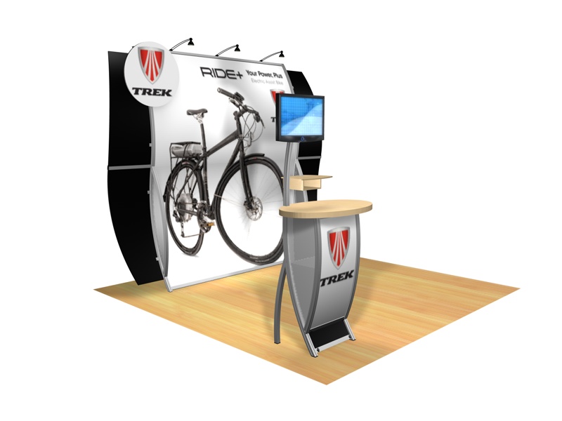 Perfect 10 VK-1513 Portable Hybrid Trade Show Display -- Image 1