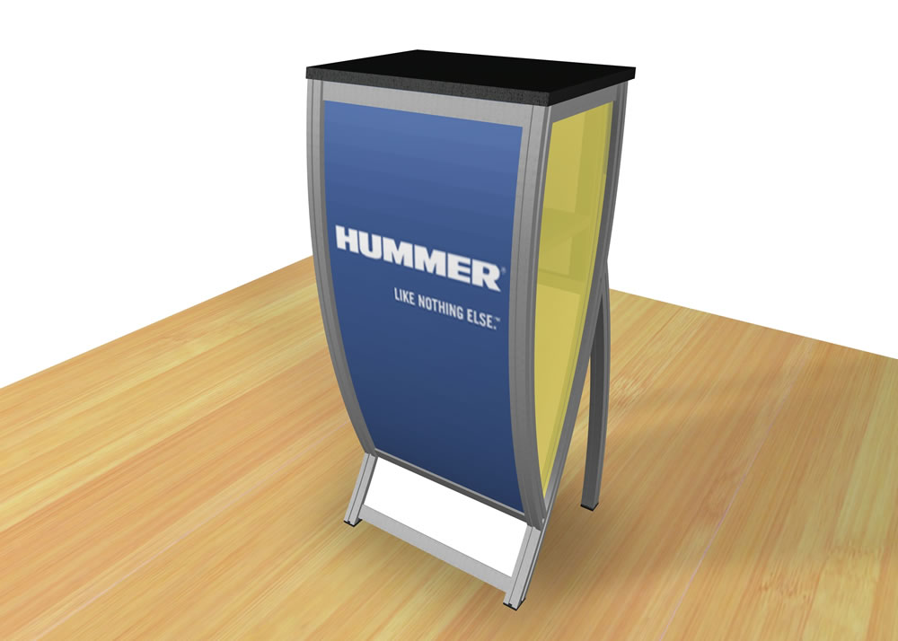 VK-1601 Tradeshow Counter or Pedestal -- Image 1