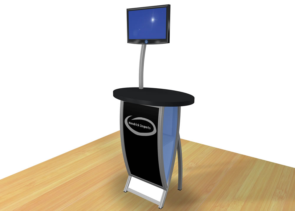 VK-1605 Tradeshow Workstation or Kiosk -- Image 2 