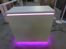Modified MOD-1579 Counter with Locking Storage, RGB Lights, and Grommet