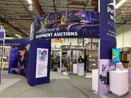 RENTAL: Modified RE-9097 Island Design with 16 ft. High Curved Gravitee Walls -- View 2