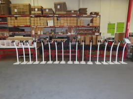 (18) MOD-1333 iPad Stands with Rotating Locking Clamshell and MOD-1321 Graphics