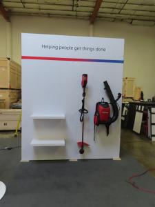 Custom Product Display Island with Gravitee Modular Closet -- View 5