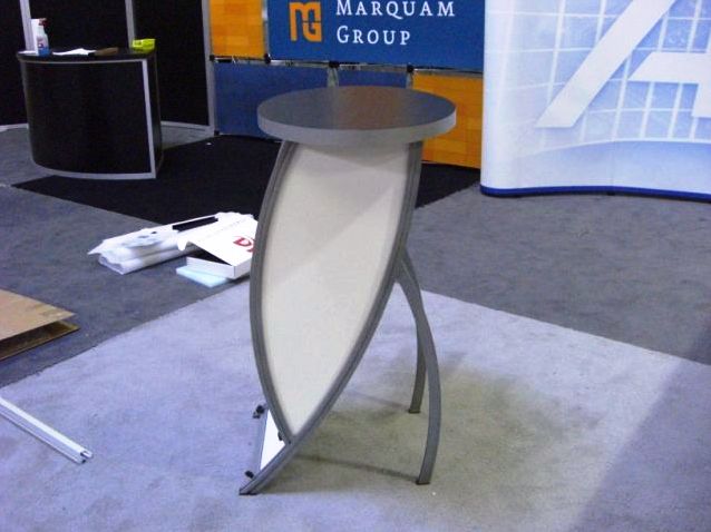 RE-1213 Rental Display / Counter with Monitor Arm / Workstation -- Image 4