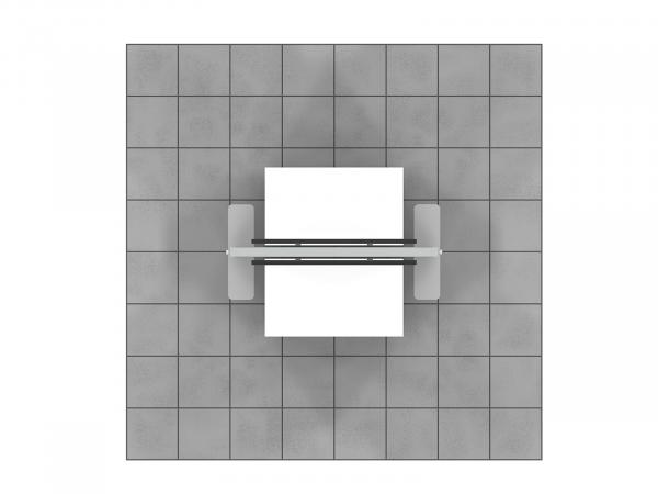 RE-1609 Trade Show Graphic Kiosk -- Plan View