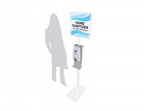 REGD-907 Hand Sanitizer Stand w/ Graphic